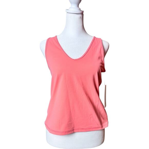 Athleta Tops - Athleta Pink Fitted Athletic Sporty Workout Tank Top Sz M NWT